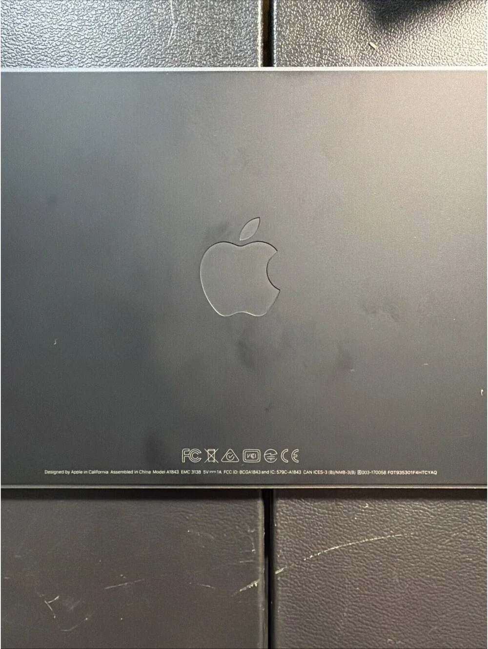 Apple Magic Mouse Keyboard A1843 Space Grey W/ Numeric Keypad + Apple Charger